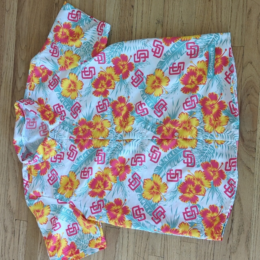 San Diego Padres hula print shirt size XL
